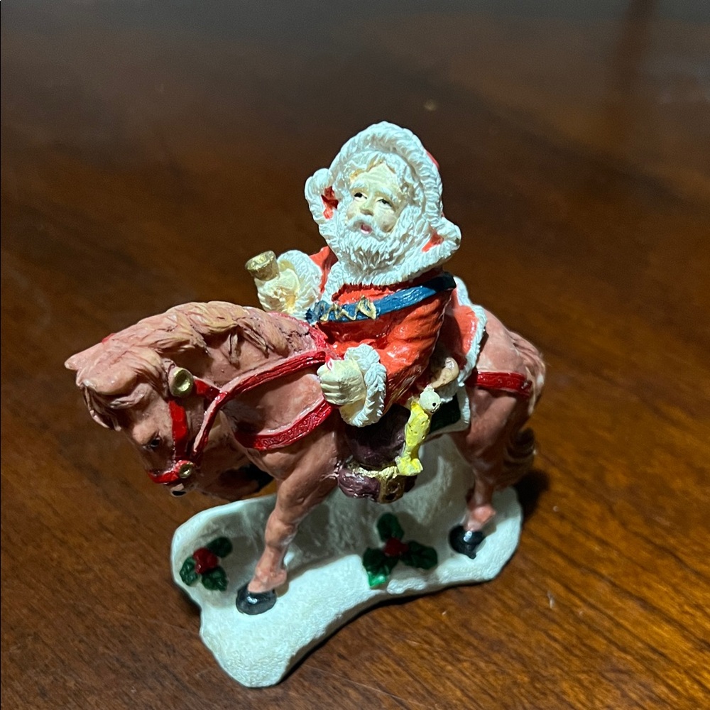Santa Claus Figurine on Horse